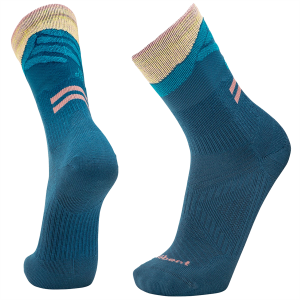 Le Bent Lucy Ultra Light 3/4 Crew Socks 2021 - Large in Blue | Nylon/Wool/Elastane