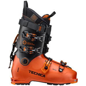 Tecnica Zero G Tour Pro Alpine Touring Ski Boots 2024 in Orange size 28.5 | Rubber