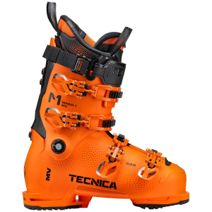Tecnica Mach1 MV 130 Ski Boots 2024 in Orange size 26.5 | Aluminum/Polyester