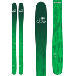 DPS Foundation 100 RP Skis 2023 in Green size 153