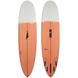 Solid Surf Co EZ Street Surfboard 2024 in Orange size 7'4"