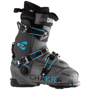 Women's Dalbello Chakra AX T.I. Alpine Touring Ski Boots 2023 in Grey size 25.5