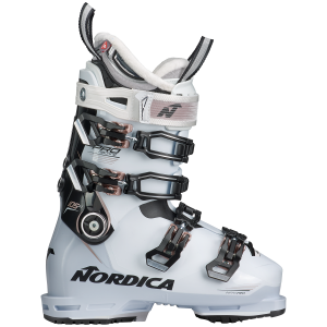 Women's Nordica Promachine 105 Ski Boots 2023 /Plastic in White size 26.5 | Aluminum/Plastic