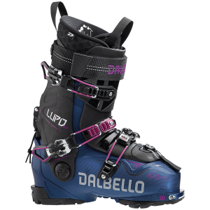 Women's Dalbello Lupo AX 100 W Alpine Touring Ski Boots 2023 in Blue size 22.5 | Polyester