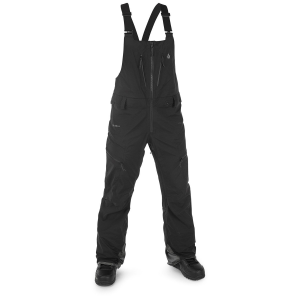 Image of Women's Volcom VS 3L Stretch GORE-TEX Bib Overalls 2023 in Black size X-Small