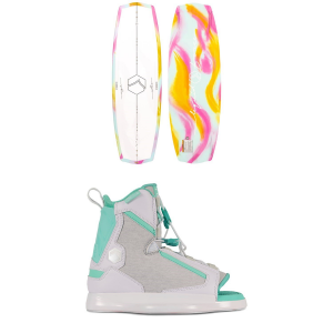 Image of Women's Liquid Force Angel Wakeboard 2024 - 139 Package (139 cm) + 4-7 Womens size 139/4-7