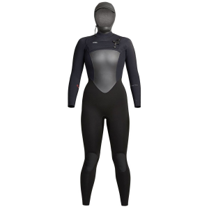 Women's XCEL 5/4 Infiniti Hooded Wetsuit in Black size 10T | Plastic