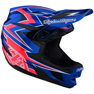 Troy Lee Designs D4 Composite Bike Helmet 2023 in Blue size Large | Aluminum