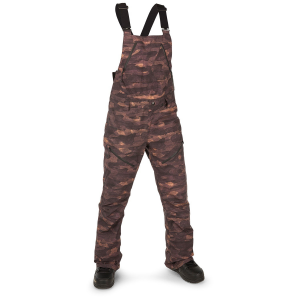 Women's Volcom Elm Stretch GORE-TEX Bib Overalls 2023 in Brown size 2X-Large | Polyester