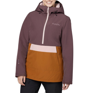 Women's Flylow Sarah Anorak Jacket 2024 Purple size Small | Polyester