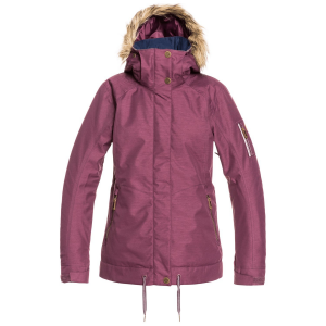Women's Roxy Meade Jacket 2023 Purple size 2X-Large | Polyester