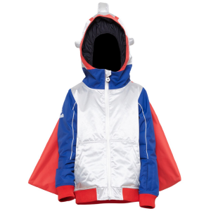 Kid's WeeDo funwear POWDO Commander Snow Jacket 2022 in Silver size X-Large | Polyester