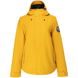 Women's Nikita Tamarino Solid Jacket 2022 Yellow in Gold size X-Small | Lycra