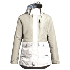 Women's Airblaster Stay Wild Parka Jacket 2023 White in Sand size X-Small