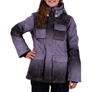 Kid's Obermeyer June Jacket Girls' 2022 Stars Align size X-Large | Suede/Polyester