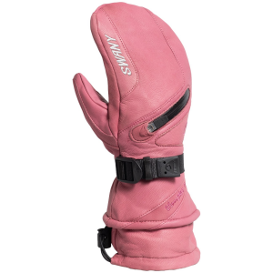 Image of Women's Swany X-Cell 2.1 Mittens 2025 in Pink size Medium | Leather/Polyester