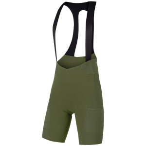 Endura GV500 Reiver Bib Shorts 2023 in Green size Large | Nylon/Elastane/Polyester