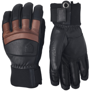 Hestra Fall Line 5-Finger Gloves 2025 in Black size 10 | Leather/Polyester/Neoprene