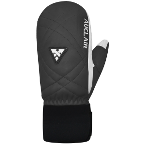 Women's Auclair Crosswinds Mittens 2023 in Black size Small | Leather/Polyester/Neoprene