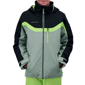 Kid's Obermeyer Fleet Jacket Boys' 2022 in Green size Large | Polyester