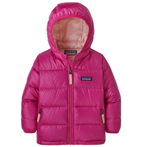 Kid's Patagonia Hi-Loft Down Sweater Hoodie Infants' 2023 in Pink size 3M-6M | Spandex/Polyester