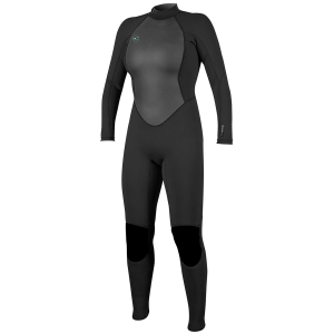 Image of Women's O'Neill 3/2 Reactor II Back Zip Wetsuit 2024 in Black size 10 | Neoprene