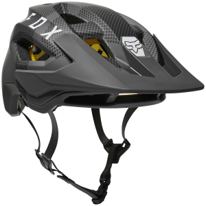 Fox Racing Speedframe Camo Bike Helmet 2023 in Grey size Medium