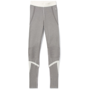 Women's Smartwool Intraknit 250 Thermal Color Block Bottoms 2023 in Gray size X-Large