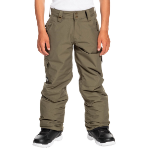 Kid's Quiksilver Porter Pants Boys' 2023 Green size Small | Polyester