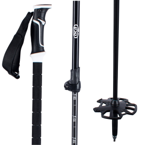 BCA Scepter Adjustable /Aluminum Ski Poles 2025 in Black size 42-57