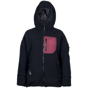 Women's L1 Genesee Reversible Fleece Jacket 2021 in Black size X-Small | Polyester