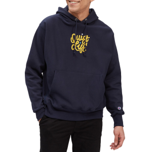 The Quiet Life Aussie Champ Hoodie Men's 2022 Blue in Navy size Small | Cotton/Polyester