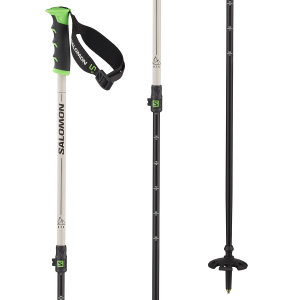 Image of Salomon MTN Alu S3 Ski Poles 2024 in Green size 40-54