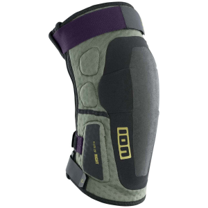 Image of ION K-Lite Zip Knee Pads 2024 in Green size X-Large | Elastane/Polyester