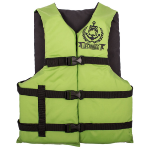 Liquid Force CPT Scallywag CGA Wake Vest 4 Pack 2024 in Green