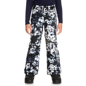 Kid's Roxy Backyard Printed Pants Girls' 2023 in Black size X-Large | Polyester