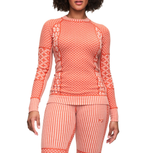 Women's Kari Traa Smekker Long-Sleeve Top 2023 Orange size X-Large | Wool/Micron