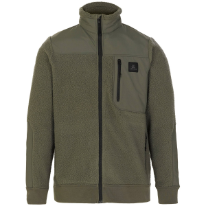 Image of Armada Kenlem Fleece Jacket Men's in Gray size Medium | Polyester