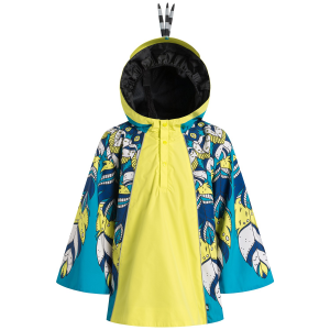 Kid's WeeDo funwear BIRDY Bird Rain Cape 2022 in Blue size Small | Rubber/Polyester