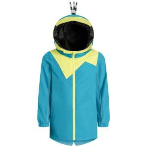 Kid's WeeDo funwear WINDY Butterfly Rain Jacket 2022 in Blue size Large | Polyester