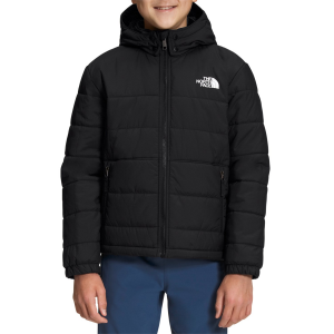 Image of Kid's The North Face Reversible Mount Chimbo Full Zip Hooded Jacket Boys' 2024 in Black size X-Small | Polyester