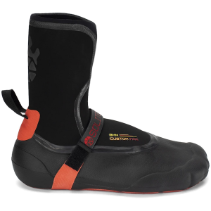 Solite 8mm Custom Fire Wetsuit Boots in Black size 7 | Rubber/Neoprene