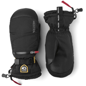 Image of Hestra All Mountain CZone Mittens 2024 in Black size 11 | Leather/Polyester