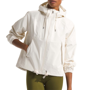 Image of Women's The North Face Antora Rain Hoodie 2024 - X2X-Large in White size 3X-Large | Nylon/Polyester