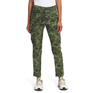 Women's The North Face Printed Heritage Cargo Pants Green size 8 | Cotton/Elastane