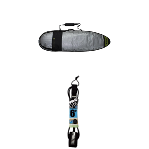 Pro-Lite Resession Shortboard Day Bag 2021 - 5'10 Package (5'10) + 6 Bindings in Black size 5'10"/6 | Neoprene