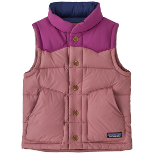 Kid's Patagonia Bivy Down Vest Toddlers' 2023 in Pink size 3M-6M | Polyester