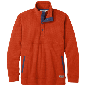 Outdoor Research Trail Mix Snap Pullover Men's 2022 Orange size Medium | Polyester