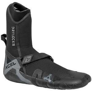 XCEL 3mm Drylock Round Toe Wetsuit Boots in Black size 13 | Rubber/Neoprene