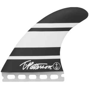Captain Fin Timmy Patterson Single Tab Thruster Fin Set 2024 in White size Medium